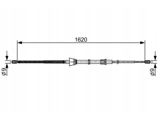 1 987 482 448 Linka Hamulca Postojowego Bosch