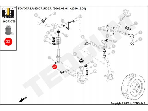 00673659 Tuleja Wahacza Ted-Gum