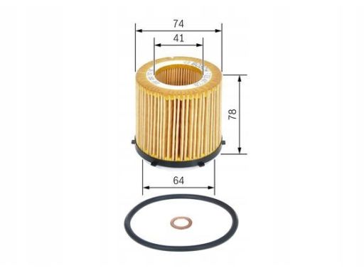 F 026 407 228 Filtr Oleju Bosch