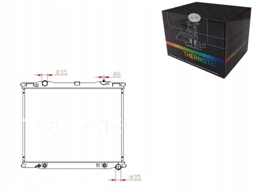 D70305Tt Chłodnica Silnika Thermotec