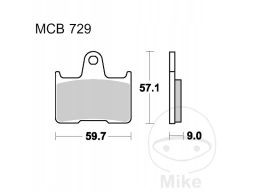 Mcb729 Klocki Ham. Moto. (Organic) Suzuki Gsf 6 Trw