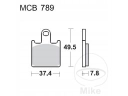 Mcb789Crq Klocki Ham. Moto. (Hyper-Carbon) Kawasak Trw