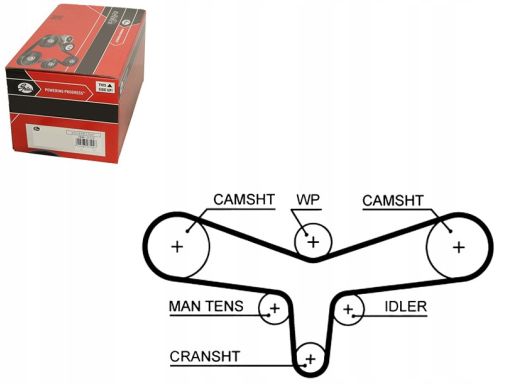 5557Xs Pasek Rozrządu Gates