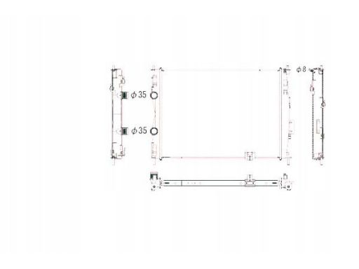 53755 Chłodnica Silnika Nrf