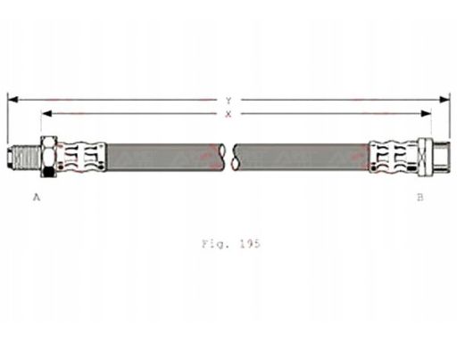 Phb318 Przewód Hamulcowy Elastyczny Phb318 Trw