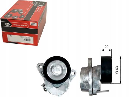 T39292 Rolka Napinacza Paska Wieloklinowego Gates