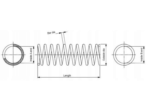 Sp3667 Sprężyna Zawieszenia Monroe
