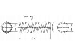 Sp3667 Sprężyna Zawieszenia Monroe