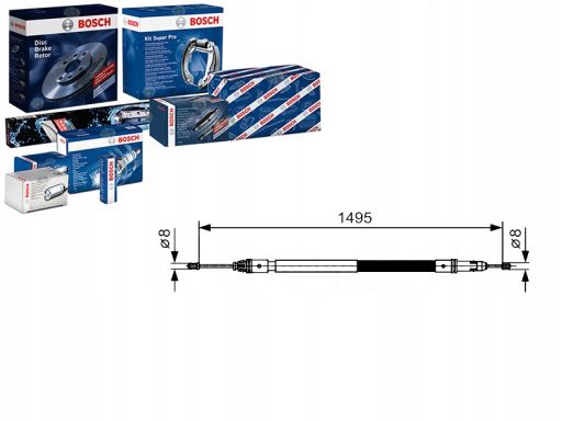 Linka Hamulca Postojowego 1 987 482 118