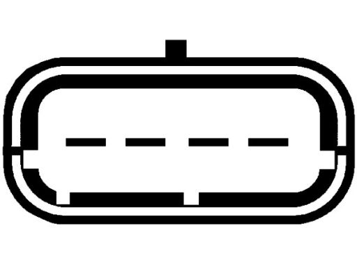 8Et009 142-421 Przepływomierz Powietrza (4 Pin, Moduł) Pasuje Do: Citr