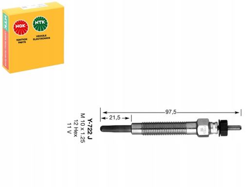 9974 Świeca Żarowa/Płomieniowa Ngk
