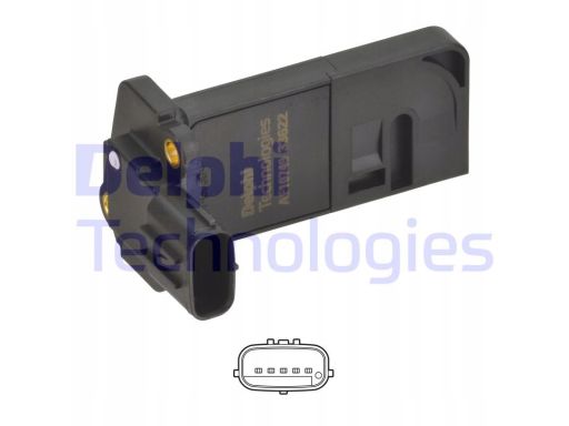 Af10749-12B1 Przepływomierz Powietrza (5 Pin, Wkład) Pasuje Do: Isuzu