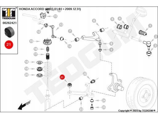 00262421 Tuleja Wahacza Ted-Gum