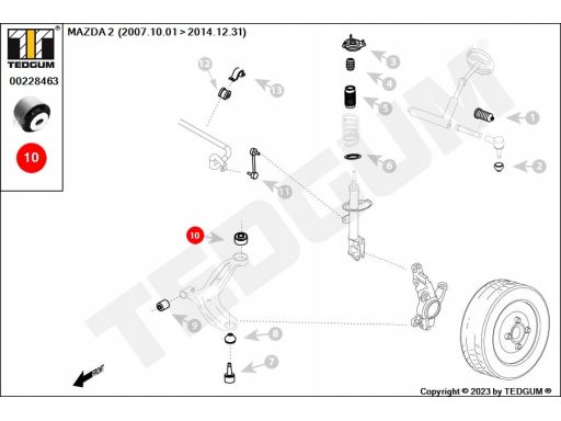 00228463 Tuleja Wahacza Ted-Gum