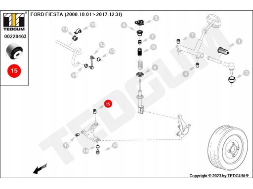 00228463 Tuleja Wahacza Ted-Gum