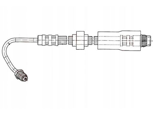 Phb543 Przewód Hamulcowy Elastyczny Trw