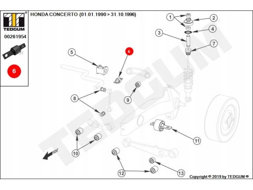 00261954 Tuleja Wahacza Ted-Gum