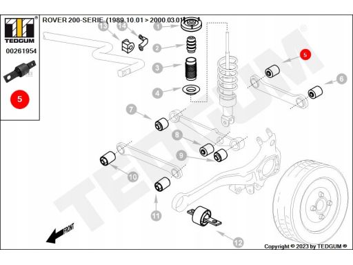 00261954 Tuleja Wahacza Ted-Gum