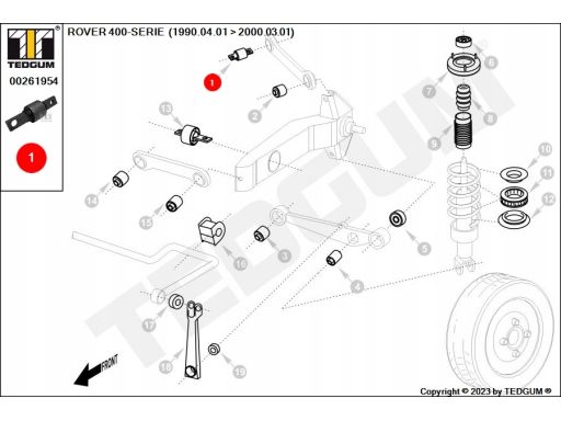 00261954 Tuleja Wahacza Ted-Gum