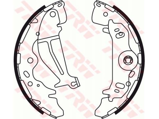 Gs8774 Szczęki Hamulcowe Kpl. Trw