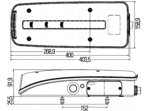 Lampa Zespolonych Świateł Tylnych 2Vp 012 381-061