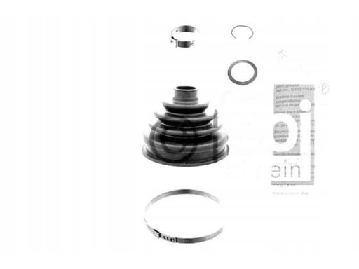 Fe07991 Osłona Przegubu Przód/Zewnątrz (Fi: 24/92) (Dł.88) (Kpl.) Pasu