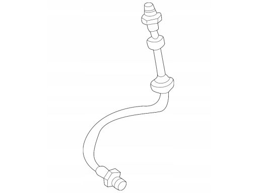 Przewód hamulcowy giętki Mercedes OE W168 W210 A1684280335