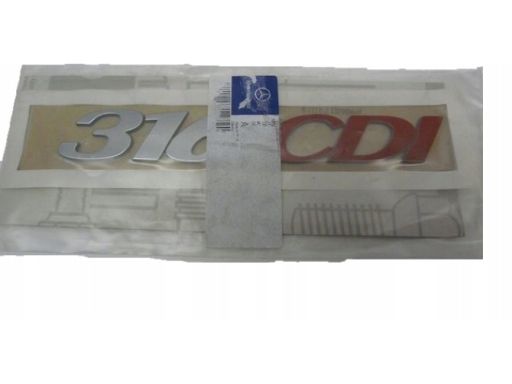 Emblemat znaczek napis Mercedes 316CDI Sprinter A9068174014