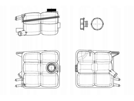 Nrf 454015 Zbiorniczek Wyrównawczy Płynu Chłodząceg