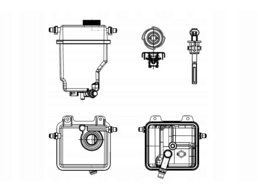 Nrf 454036 Zbiorniczek Wyrównawczy Płynu Chłodząceg