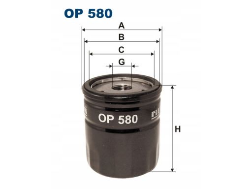 Filtr Oleju Op 580