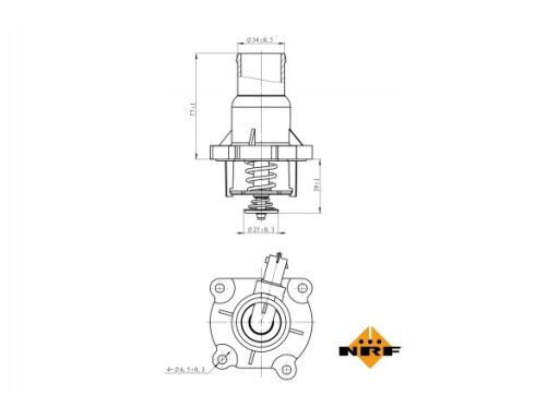 Termostat Płynu Chłodniczego Alfa Romeo Chevrolet Fiat Opel