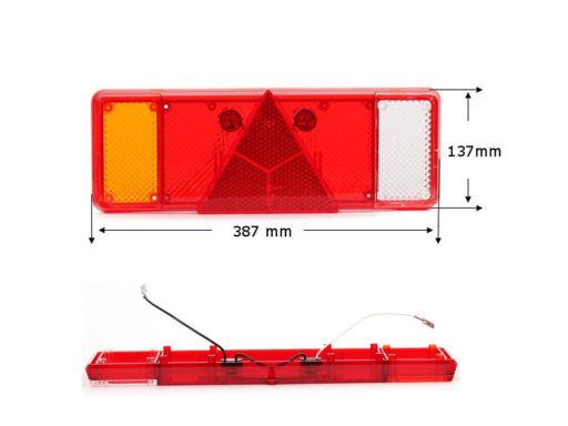 108 Szkło Lampy Świateł Tylnych 108 W09Dl 24V Waś