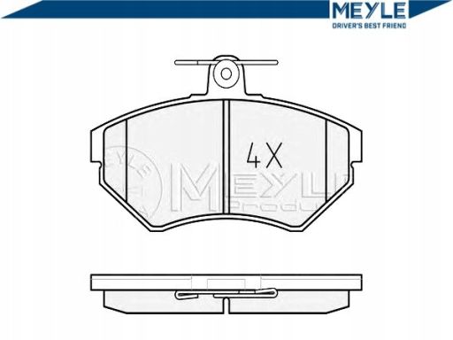 025 219 4516/Pd Klocek Hamulcowy Kpl. Przód , Pasuje Do: Seat Arosa,