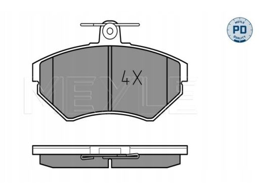 025 219 4516/Pd Klocek Hamulcowy Kpl. Przód , Pasuje Do: Seat Arosa,