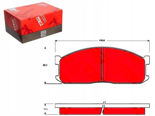 Gdb983 Klocek Hamulcowy Kpl. Trw