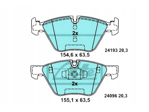 13.0470-7223.2 Klocek Hamulcowy Kpl. Ate