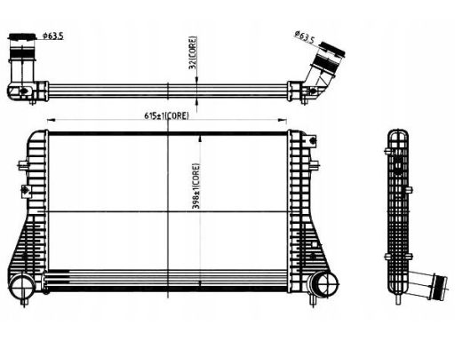 Chłodnica Powietrza Doładowującego 30306