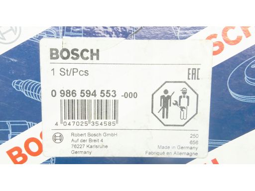0 986 594 553 Czujnik Prędkości Koła Bosch