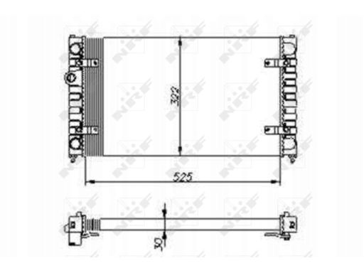 Chłodnica Silnika 54688