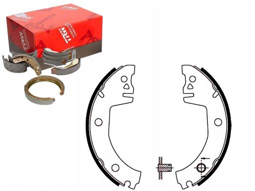 Gs8300 Szczęki Hamulcowe Kpl. Trw