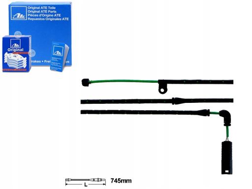 24.8190-0254.2 Czujnik Zużycia Klocka Hamulcowego Przód Pasuje Do: Bmw