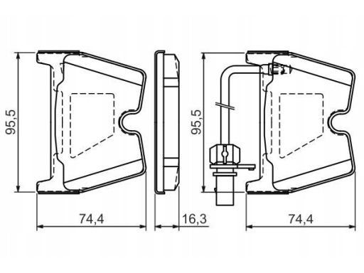 Klocek Hamulcowy Kpl. 0 986 494 216