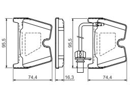 Klocek Hamulcowy Kpl. 0 986 494 216