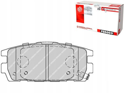 Fdb1841 Klocek Hamulcowy Kpl. Tył , Pasuje Do: Hyundai Terracan