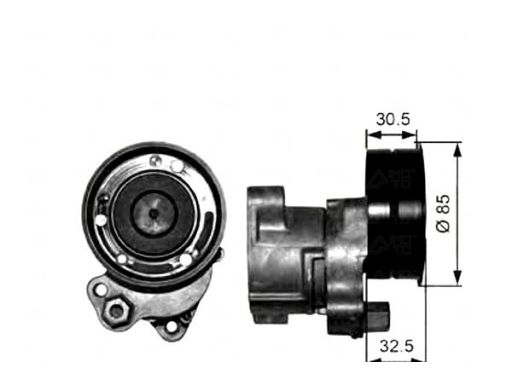T38572 Napinacz Paska Wieloklinowego Gates
