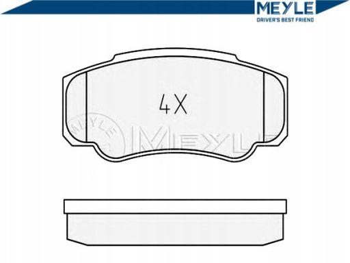 025 239 2120/Pd Klocek Hamulcowy Kpl. Tył , Pasuje Do: Citroen Jumper