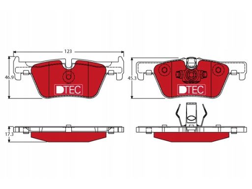 Klocek Hamulcowy Kpl. Gdb1919Dte