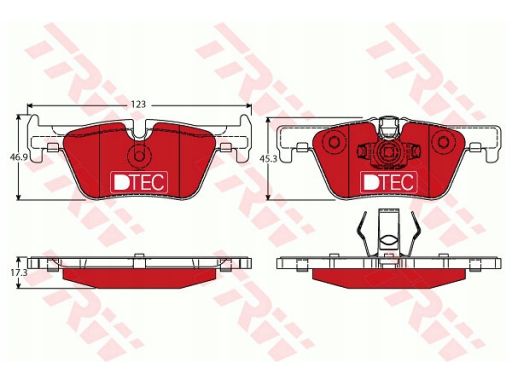 Klocek Hamulcowy Kpl. Gdb1919Dte