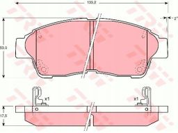 Klocek Hamulcowy Kpl. Gdb3207